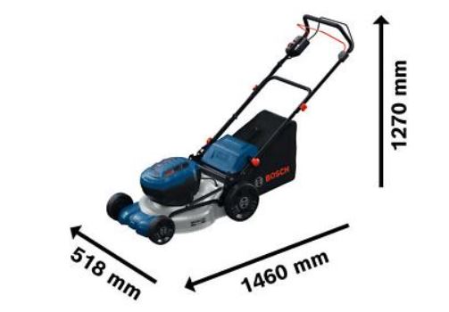 Detalj kotača i pogona Bosch kosilice